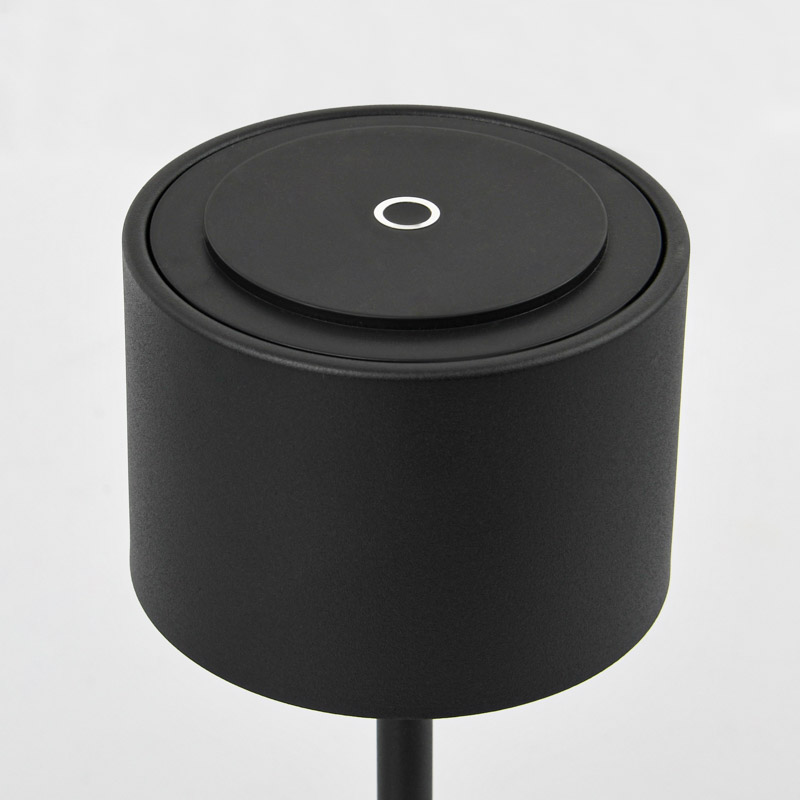 Lampe touch 'Mil' rechargeable noir