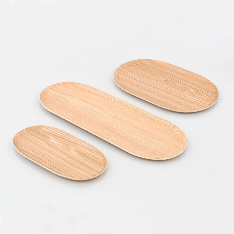 Plateau décoratif en bois 