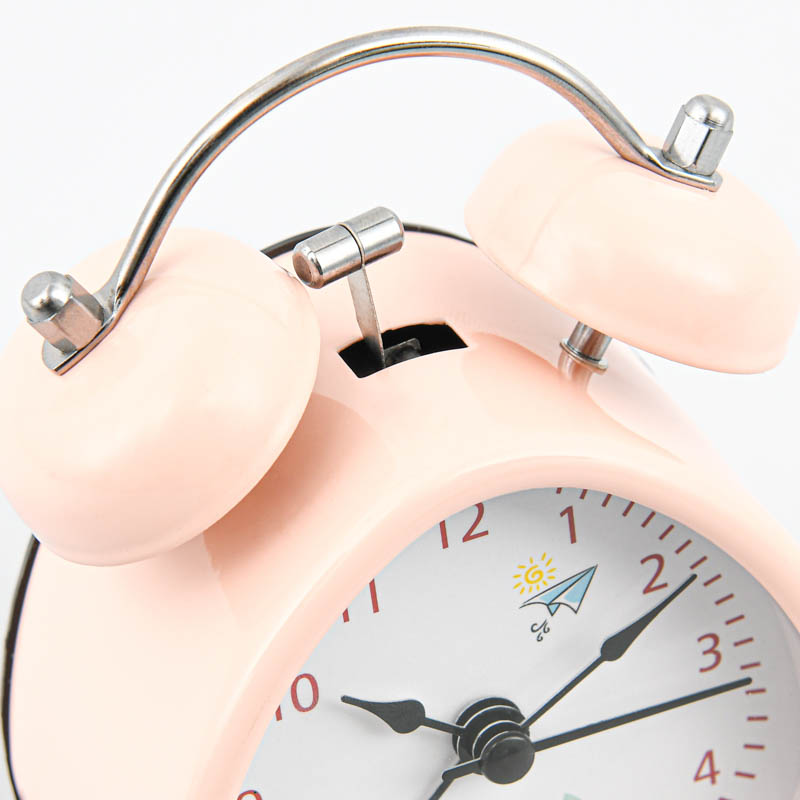 Réveil 'Happy Day'  rose