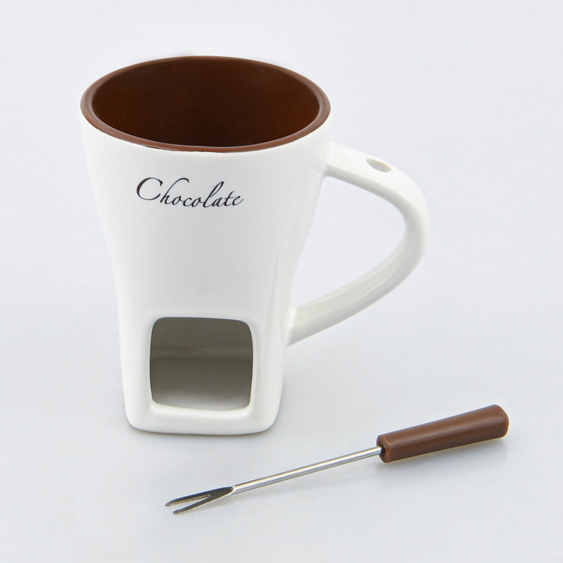 Set fondue chocolat à la bougie 