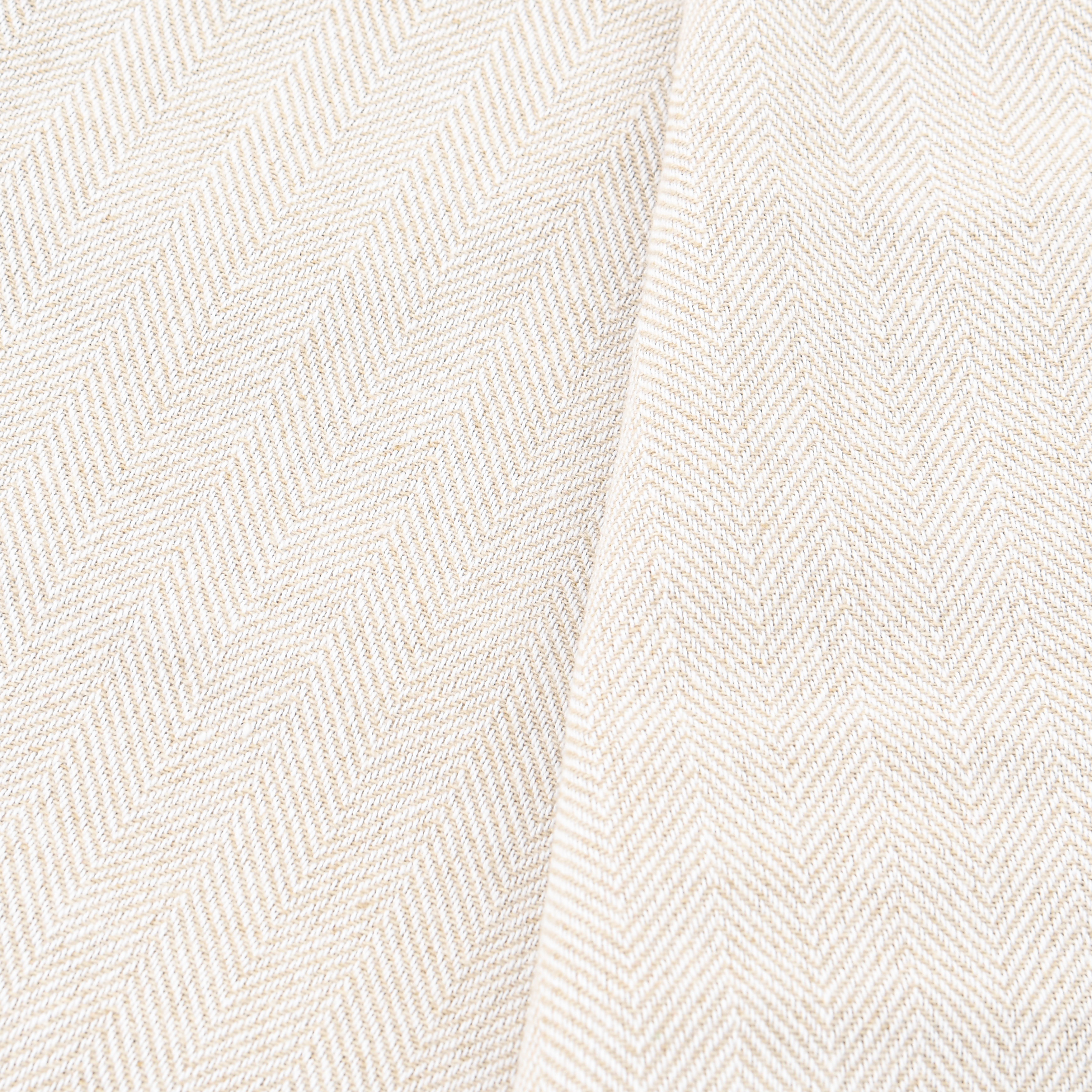 Nappe à franges 'Hector ' couleur écru 