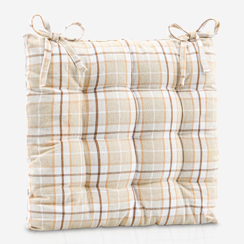 Dessus de chaise 'Lucien' à carreaux 