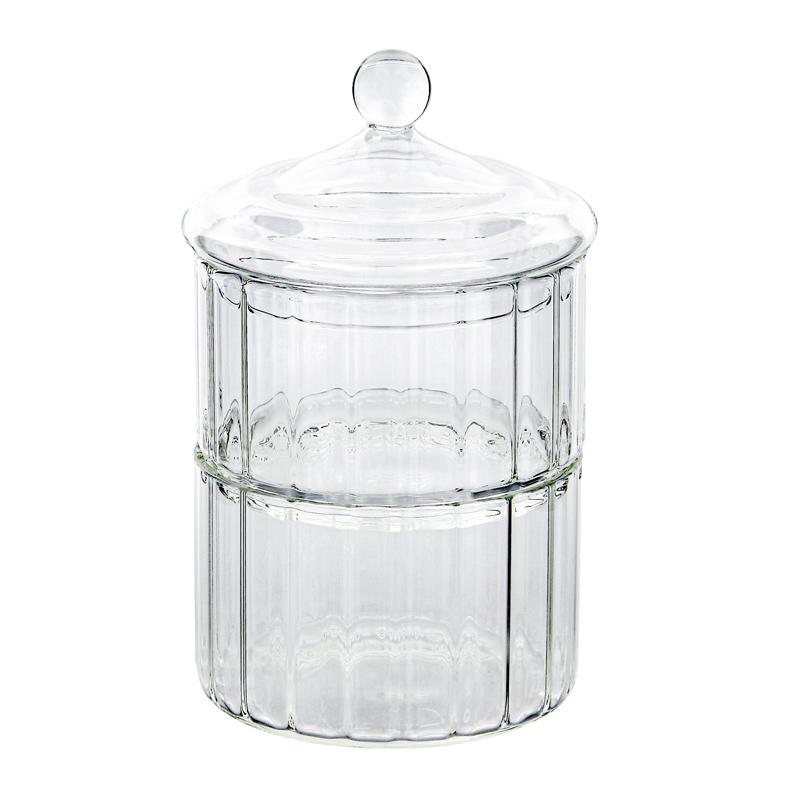 Bonbonnière double transparente