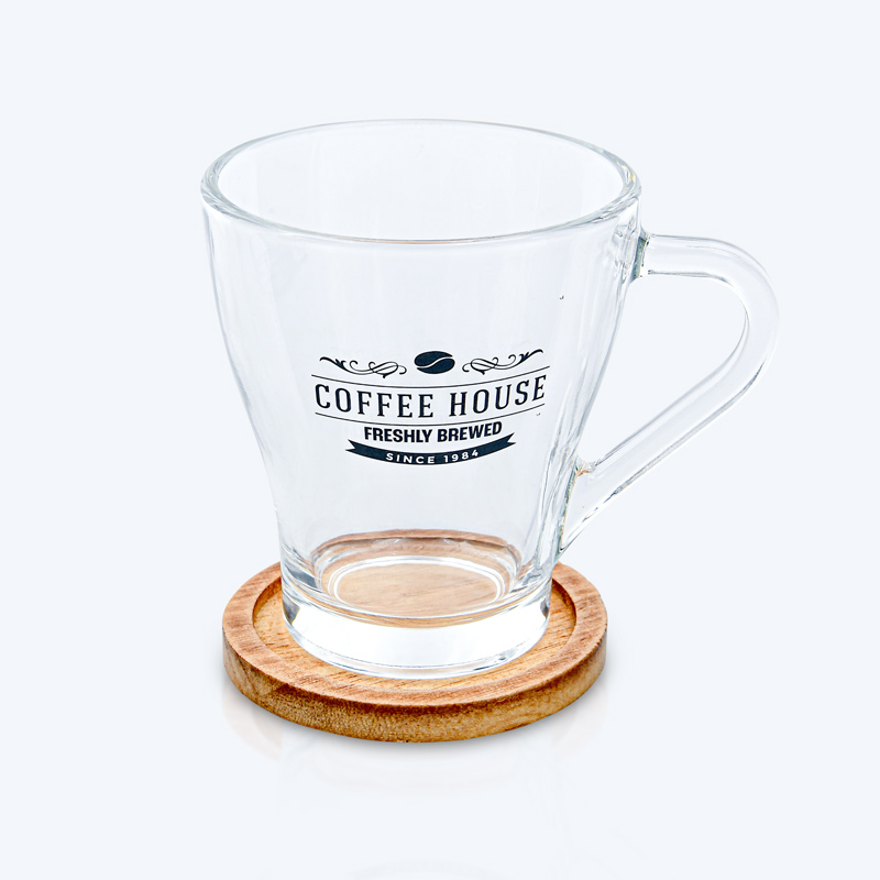 Coffret 6 mugs avec support 