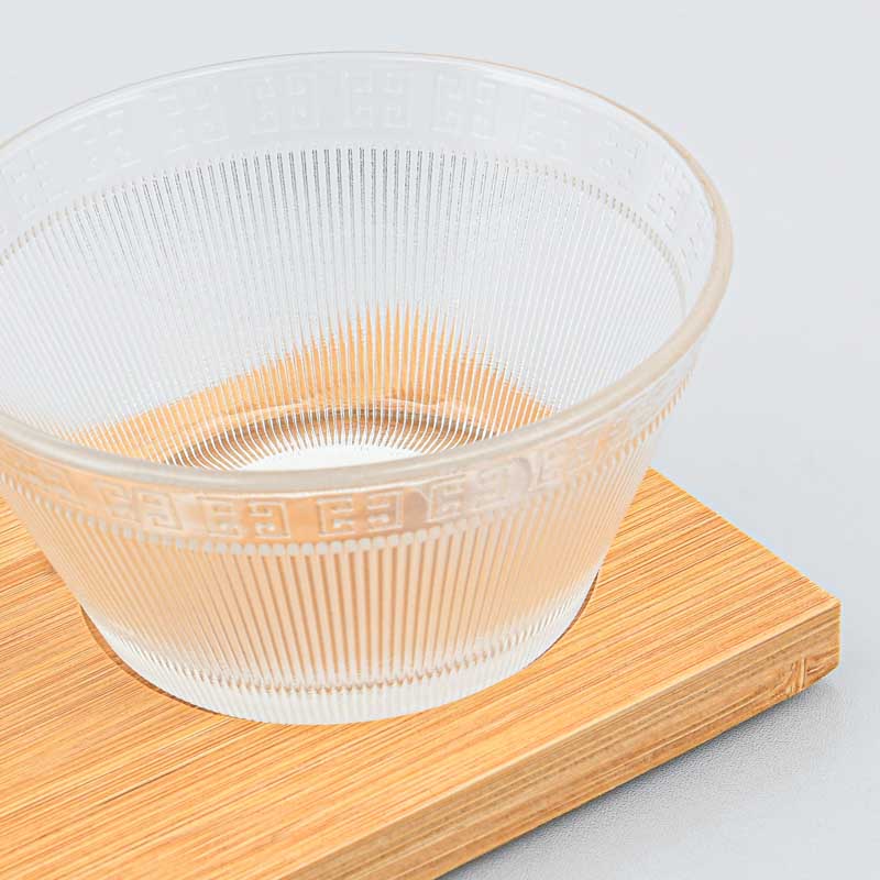 Coffret apéritif 3 coupelles en verre 