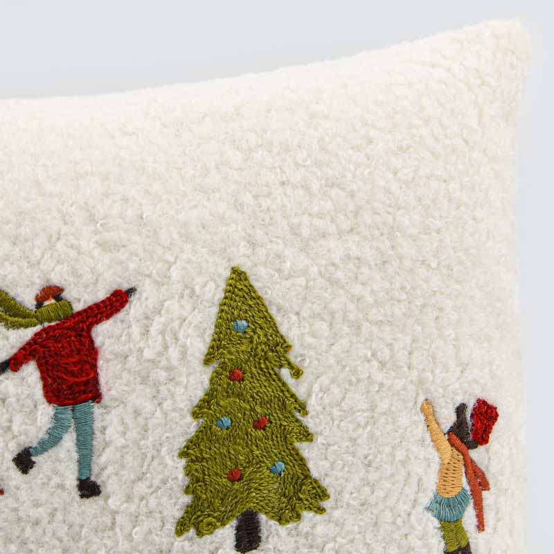 Coussin de Noël 'Let it snow' 