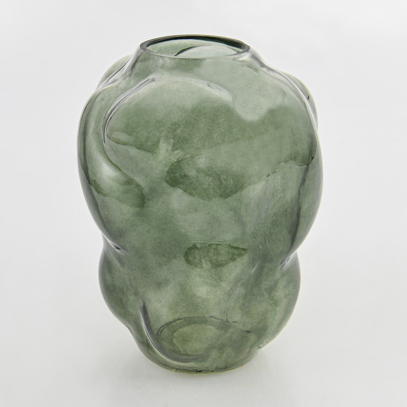 Vase en verre 'Orbelia' vert 