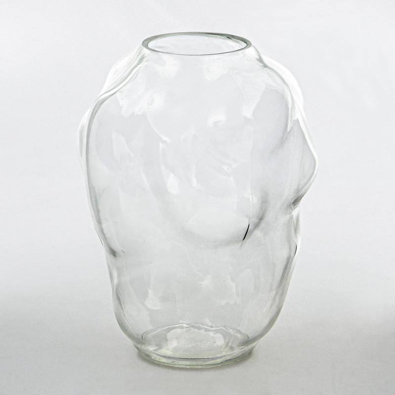 Vase en verre 'Orbelia' transparent