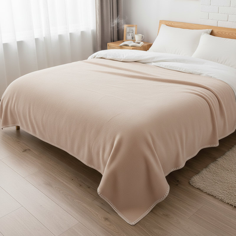 Couverture polaire 'Maia' beige