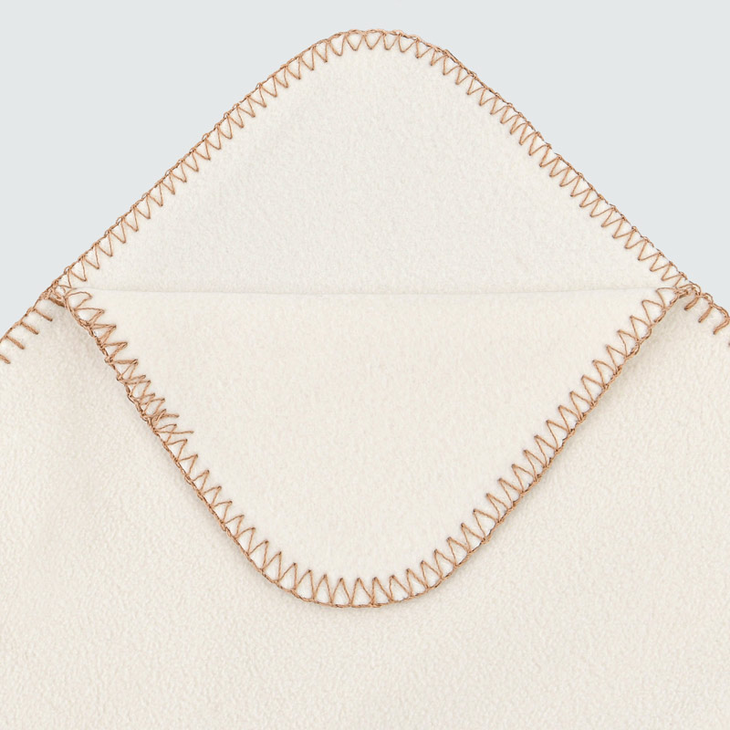 Couverture polaire 'Maia' écru