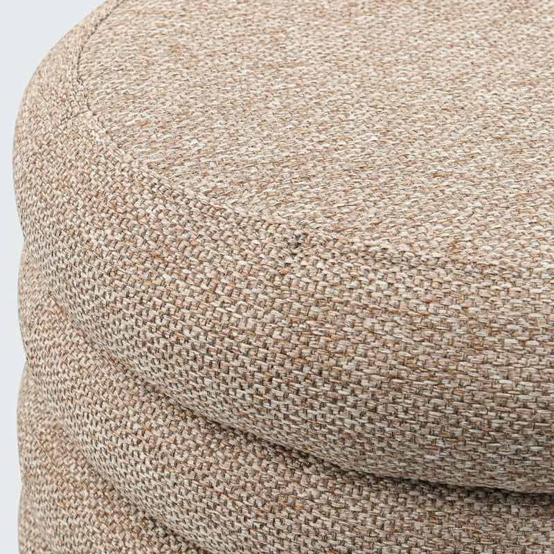 Pouf coffre 'Cosily' oval beige 