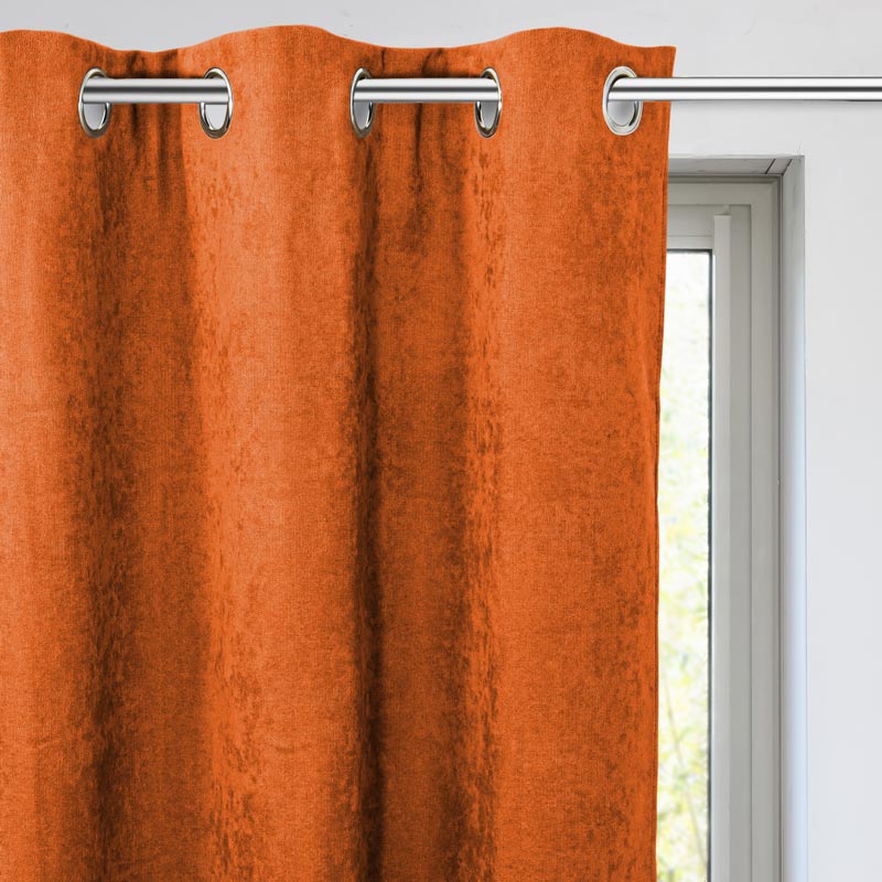 Rideau isolant 'Taiga' terracotta