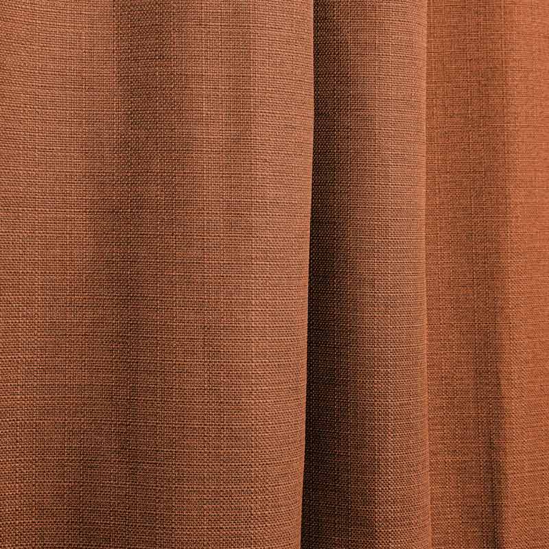 Rideau texturé 'Arkange' terracotta