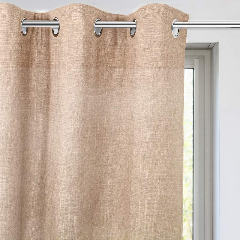 Rideau texturé 'Arkange' beige