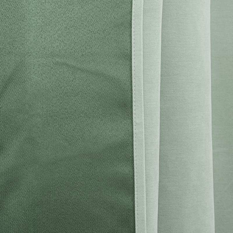 Rideau occultant velours 'Canopee' vert clair
