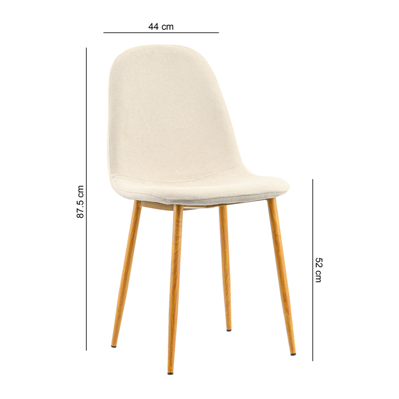 Chaise 'Sibelie' beige