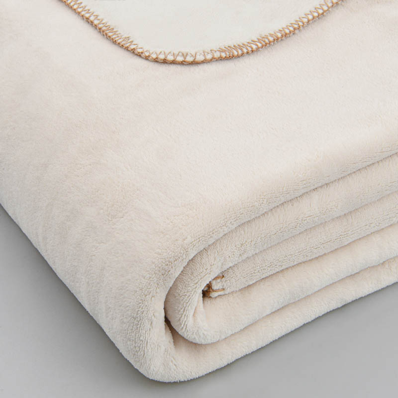 Couverture doublée Borealis' couleur écru