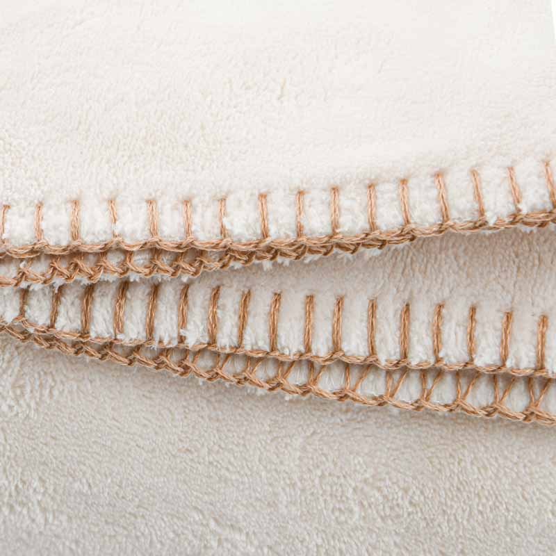 Couverture doublée Borealis' couleur écru