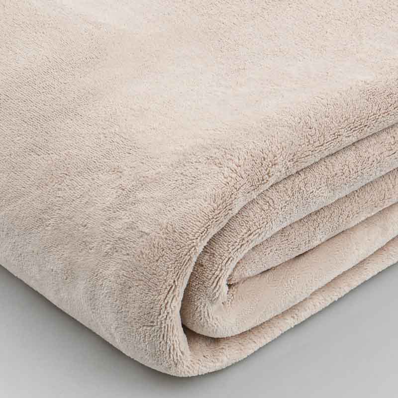 Couverture doublée Borealis' couleur beige