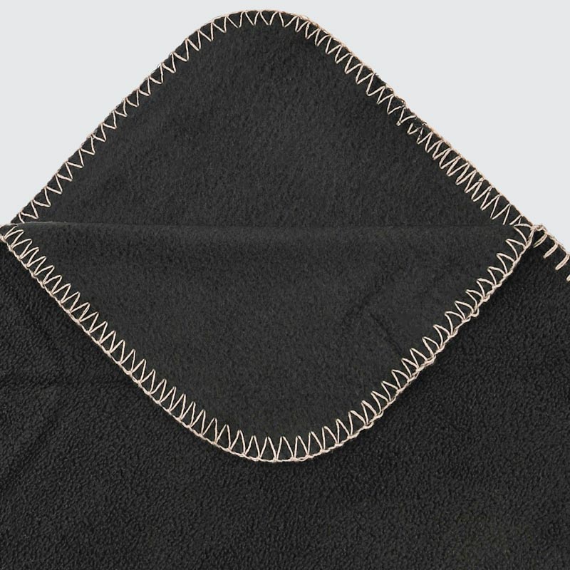 Couverture polaire 'Maia' noire 