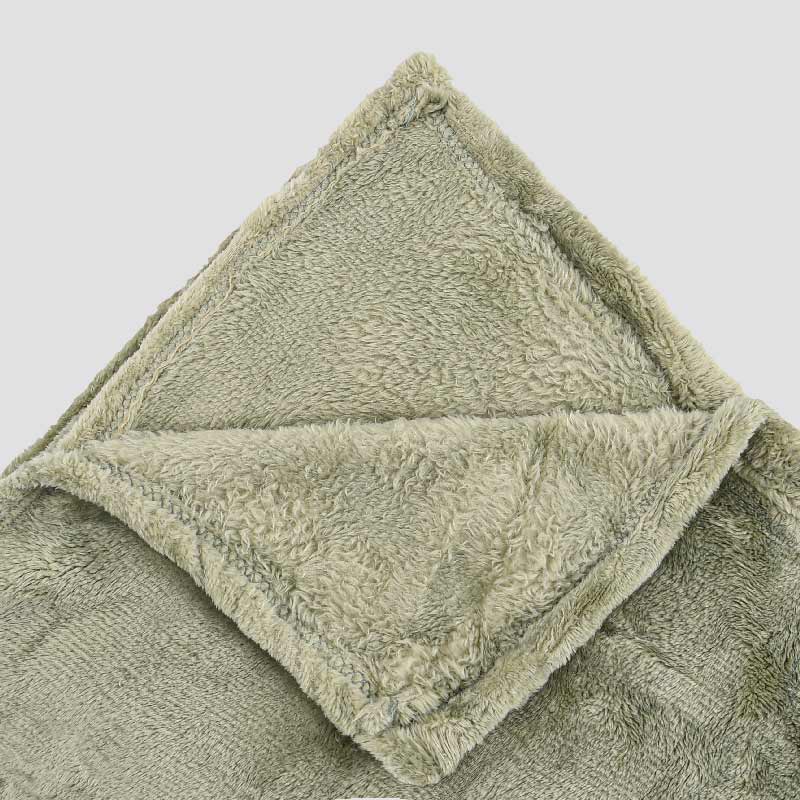 Plaid 'Pallas' imitation fourrure vert
