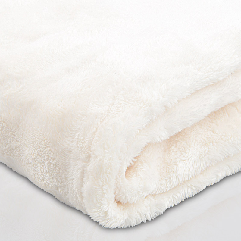 Plaid imitation fourrure 'Pallas' beige