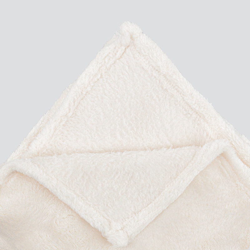 Plaid 'Pallas' imitation fourrure écru