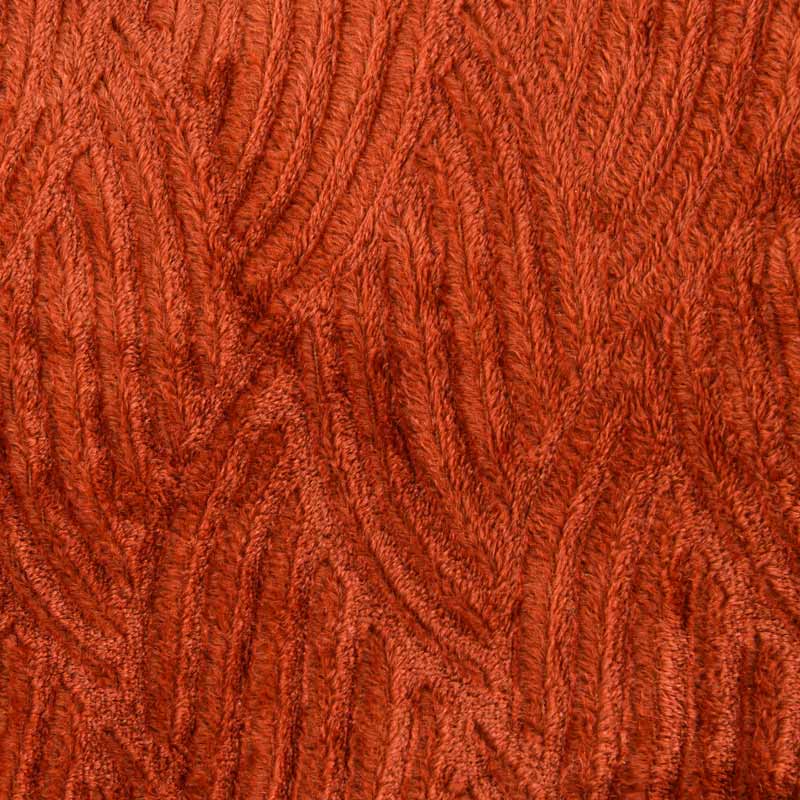 Plaid microfibre 'Magic' rouge terra