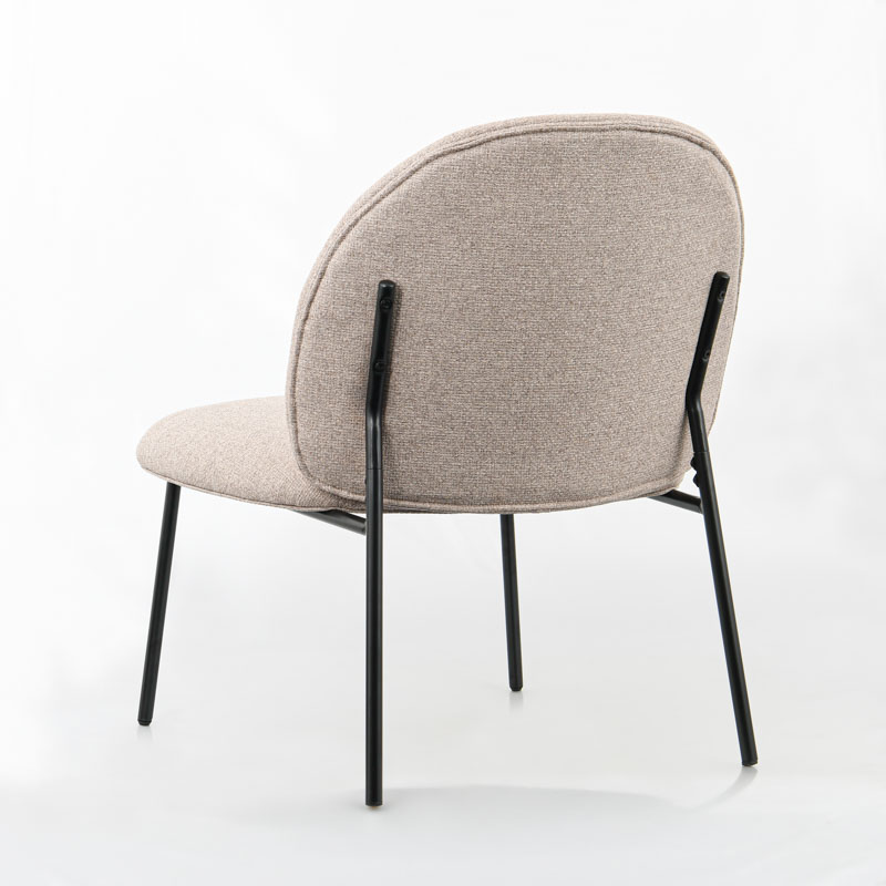 Chaise basse 'Paloma' beige