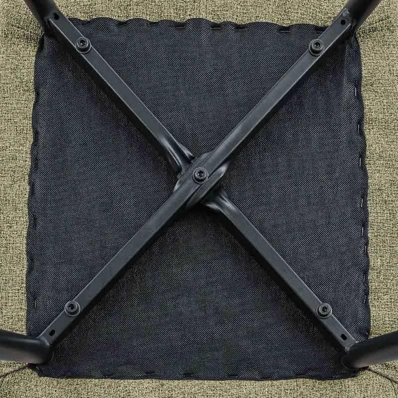 Fauteuil de table 'Garance' vert 