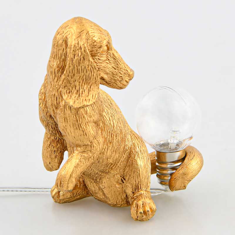 Décoration chien 'Goldenia' lumineux 