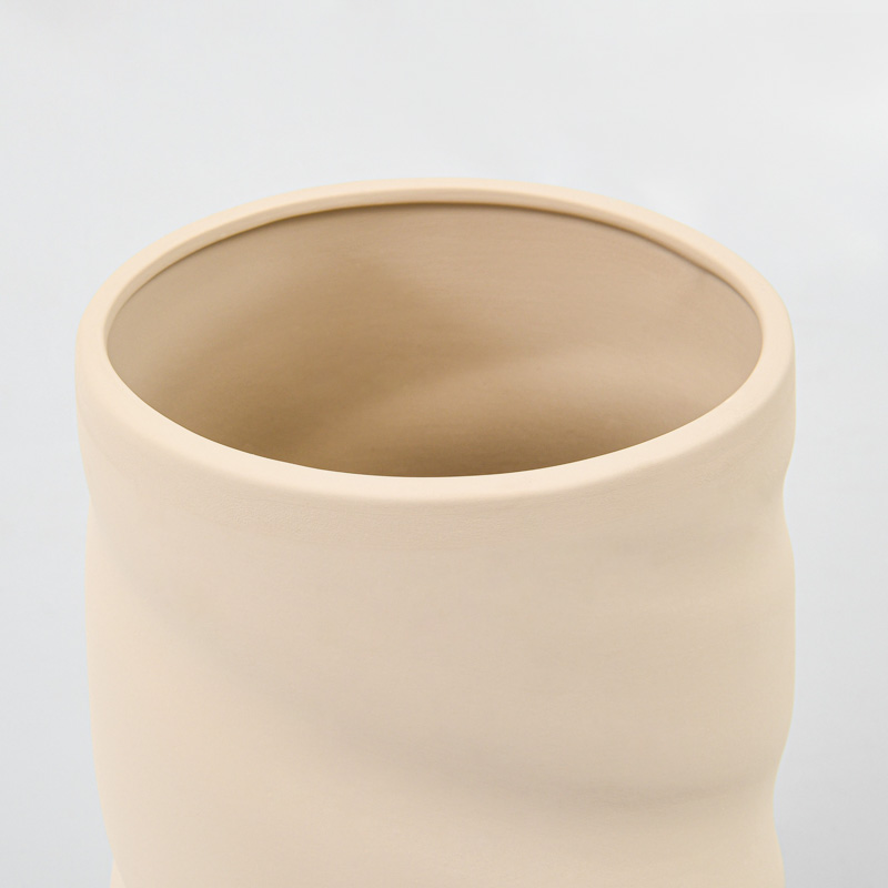 Vase 'Twist' crème