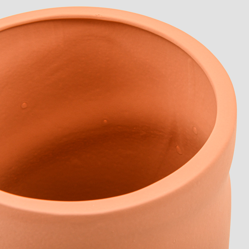 Vase 'Twist' terracotta