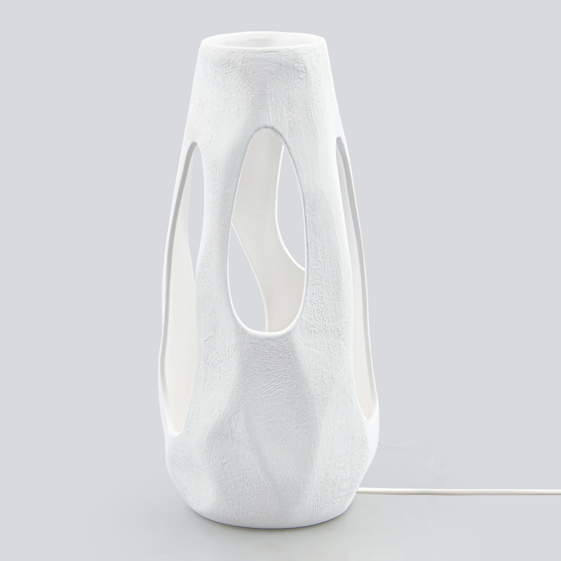 Lampe texturé 'Forma' blanc 