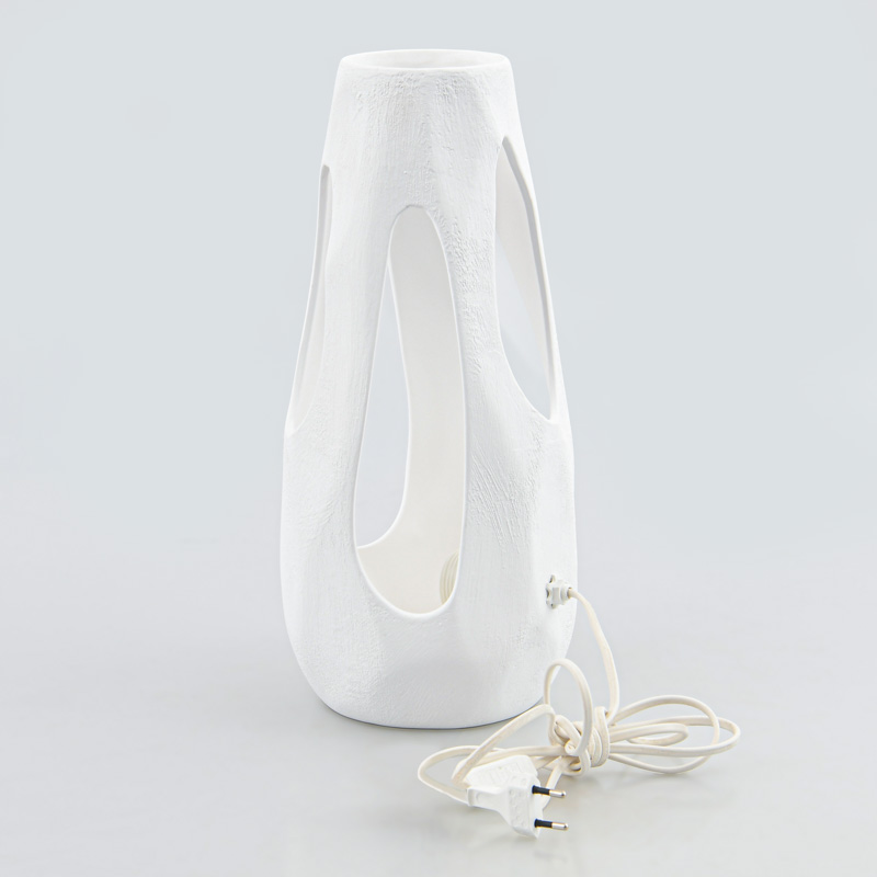 Lampe texturé 'Forma' blanc 