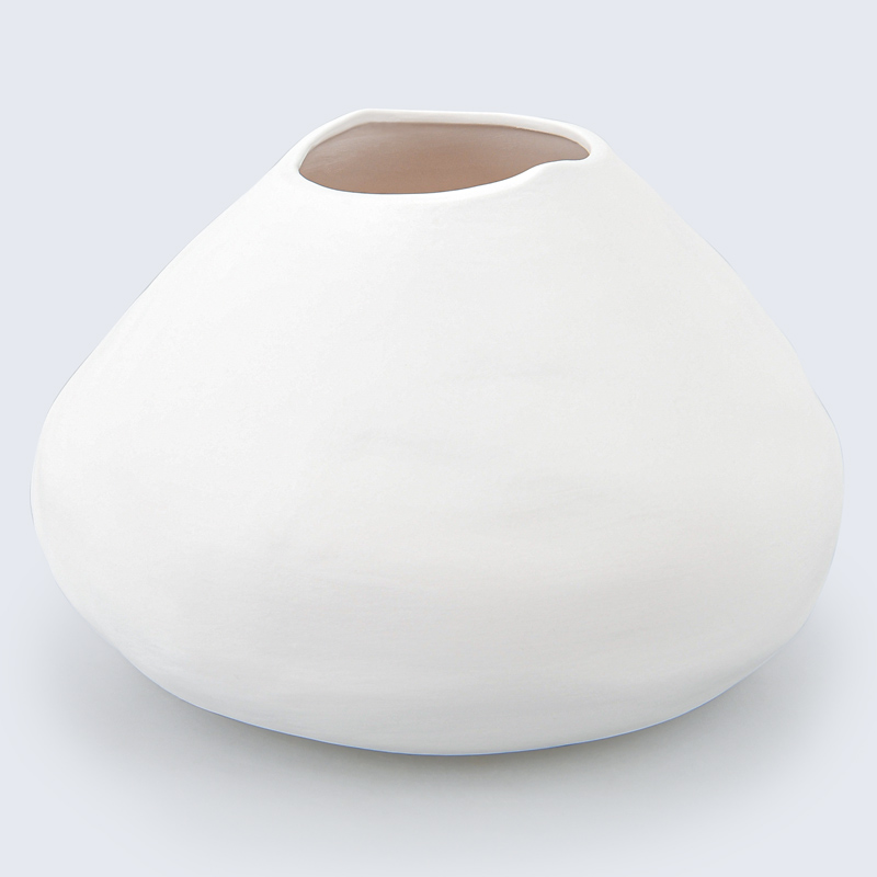 Vase 'Poros' blanc