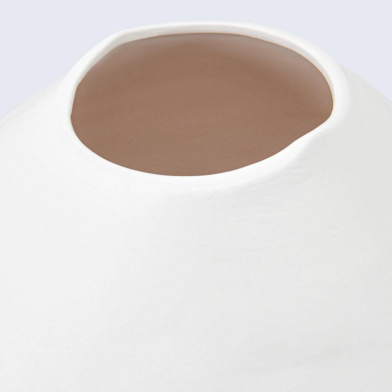 Vase 'Poros' blanc