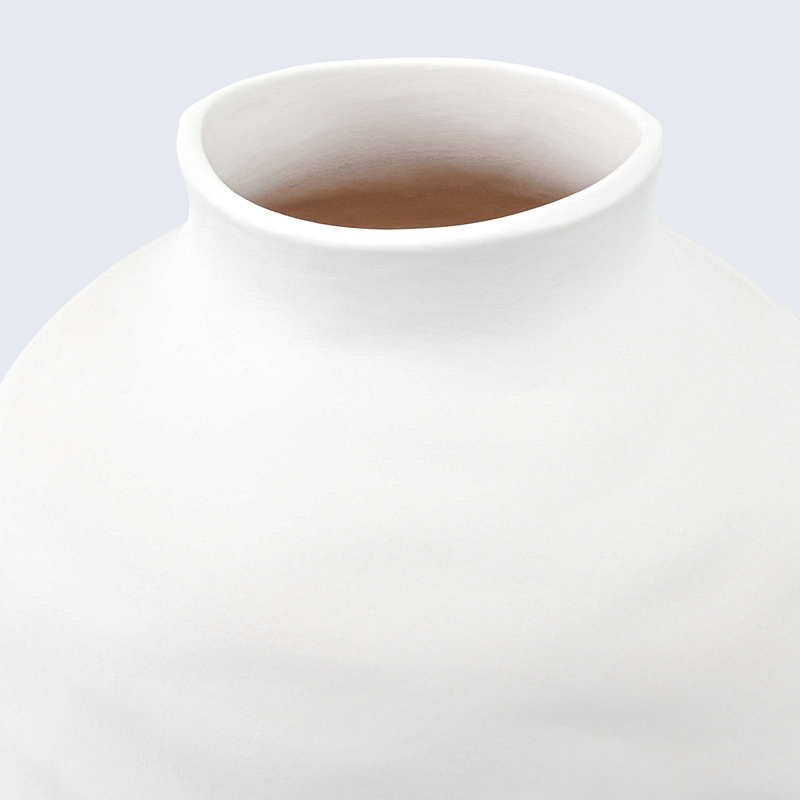 Vase 'Poros' blanc
