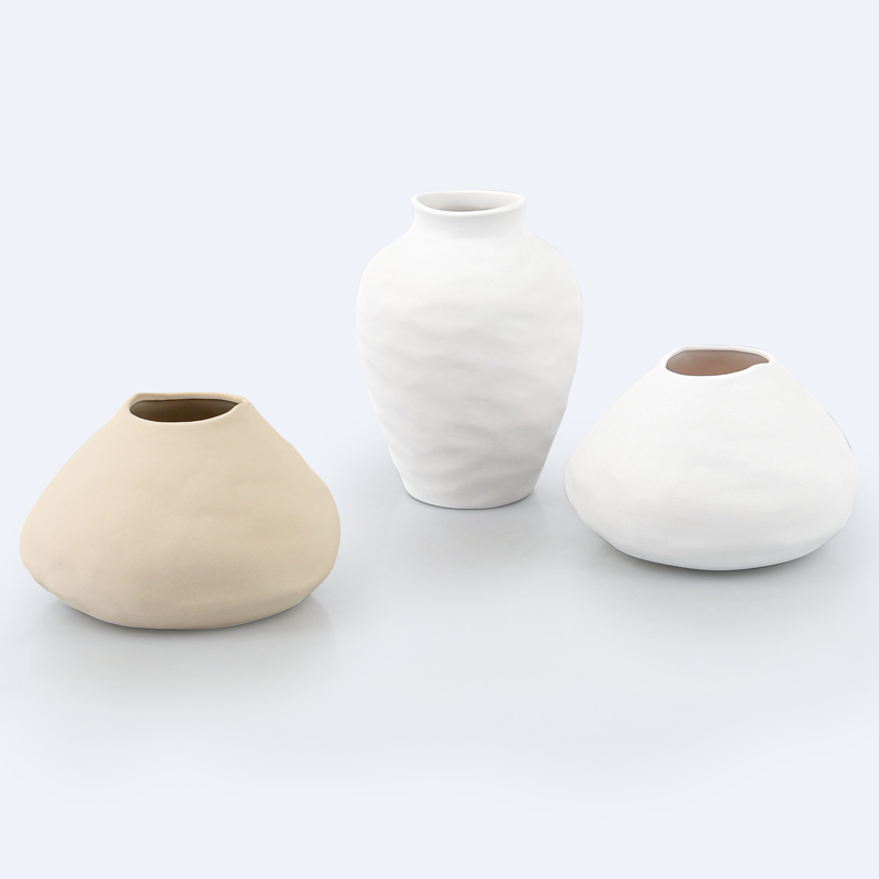 Vase 'Poros' blanc