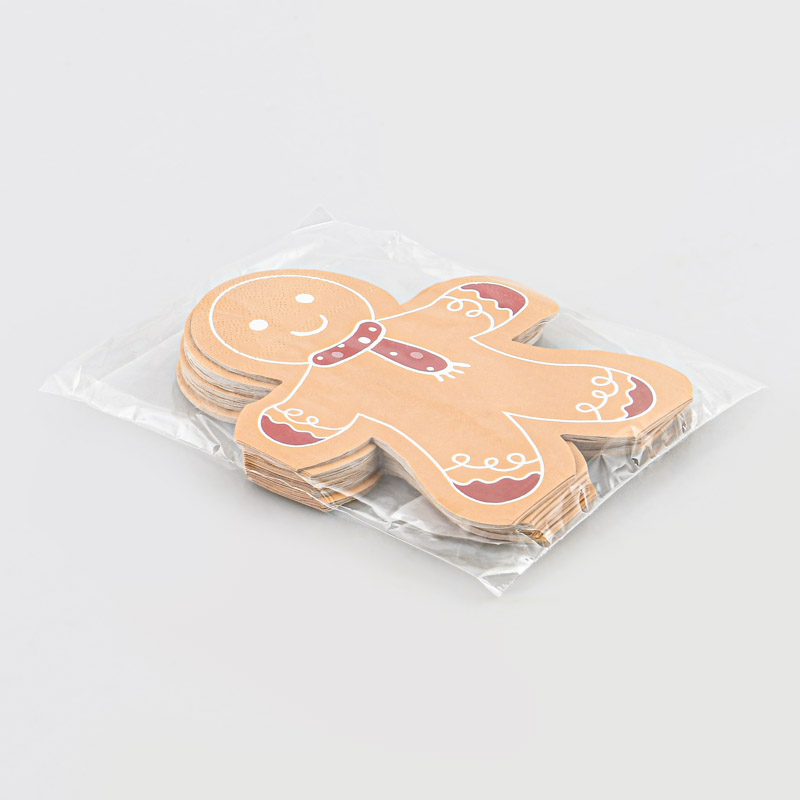 Lot de 20 serviettes 'Pain d'épices' 