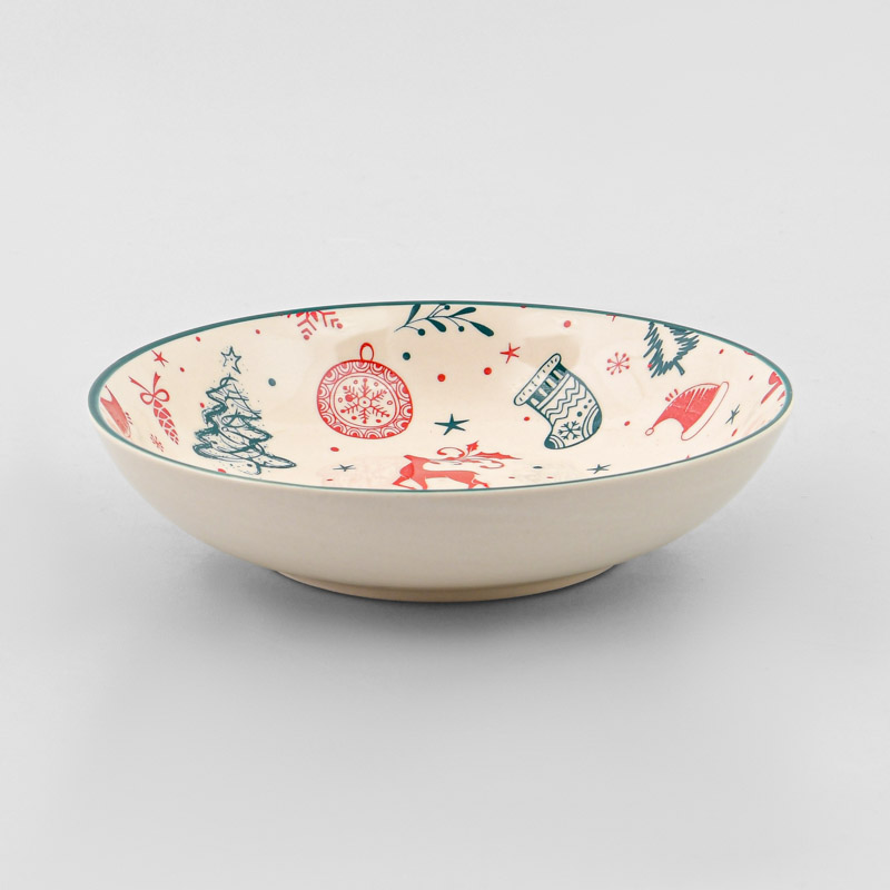 Assiette multiusages de Noël 'Holly night' 