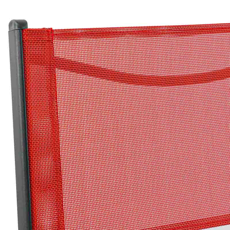 Chaise pliante 'Sintra' rouge