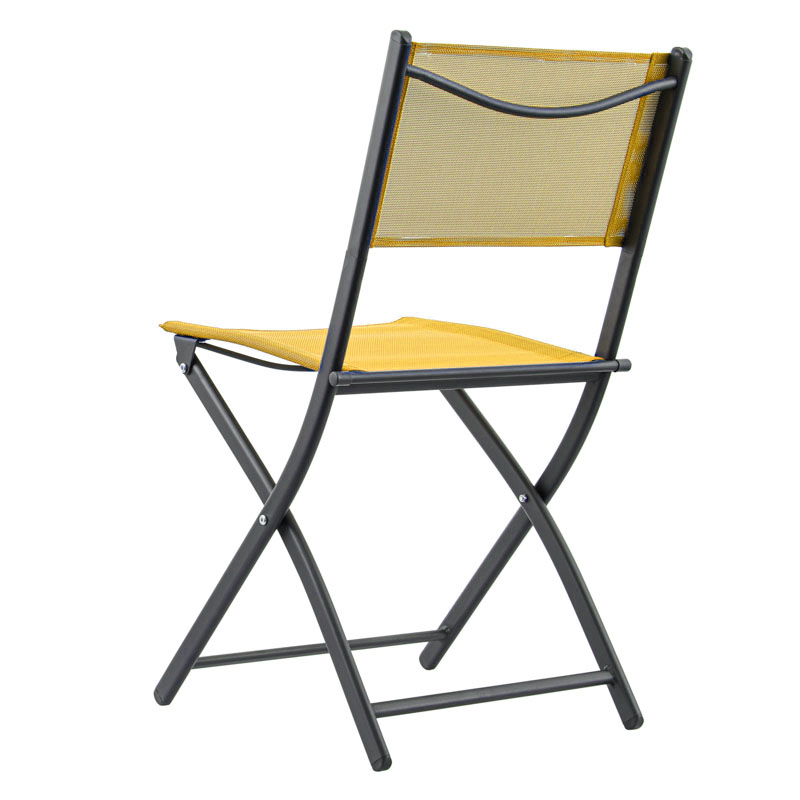 Chaise pliante 'Sintra' jaune