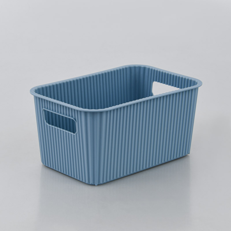 Panier de rangement 'Vibes' bleu artic 4L