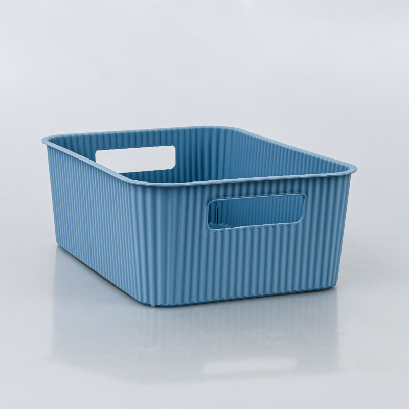 Panier de rangement 'Vibes' bleu artic 10L