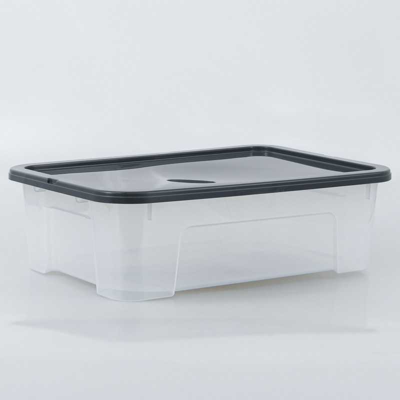 Lot de 3 boites 'Viewbox' 25L transparentes