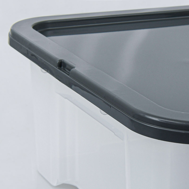 Lot de 3 boites 'Viewbox' 25L transparentes