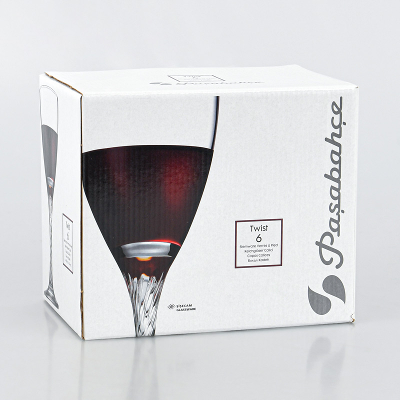 6 verres à vin 'Twist' 18cl