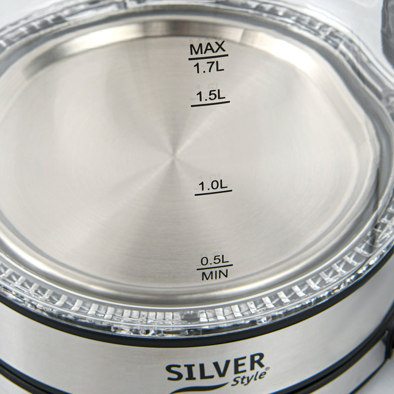 Bouilloire en verre 1.7L