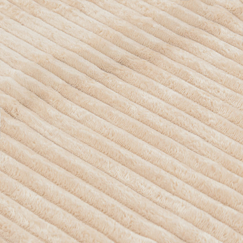 Parure de lit côtelé 'Embossée' beige